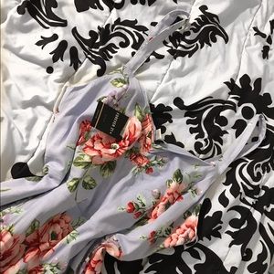 Forever 21+ Floral Linen Dress Size 3x